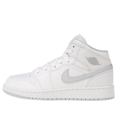 Air Jordan 1 Mid White Platinum