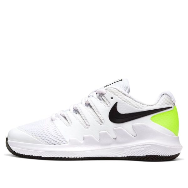 Nike ourt Jr. Vapor X White/Black/Green