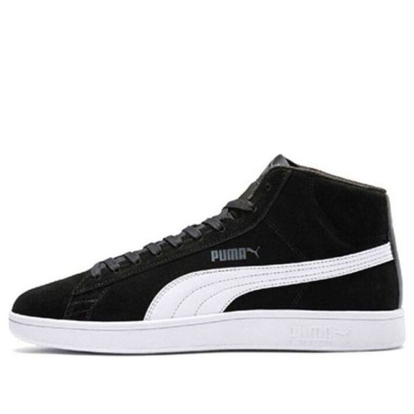 PUMA Smash v2 Mid Black White