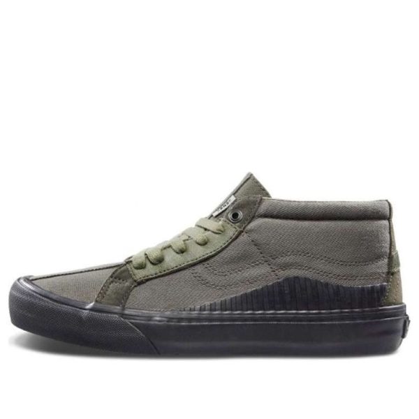 Taka Hayashi x Vans Vault TH 138 Mid LX MilitaryGreen