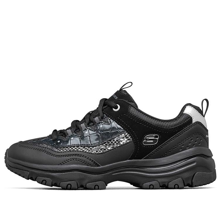 Skechers Dlites Leisure Chunky Shoes Black