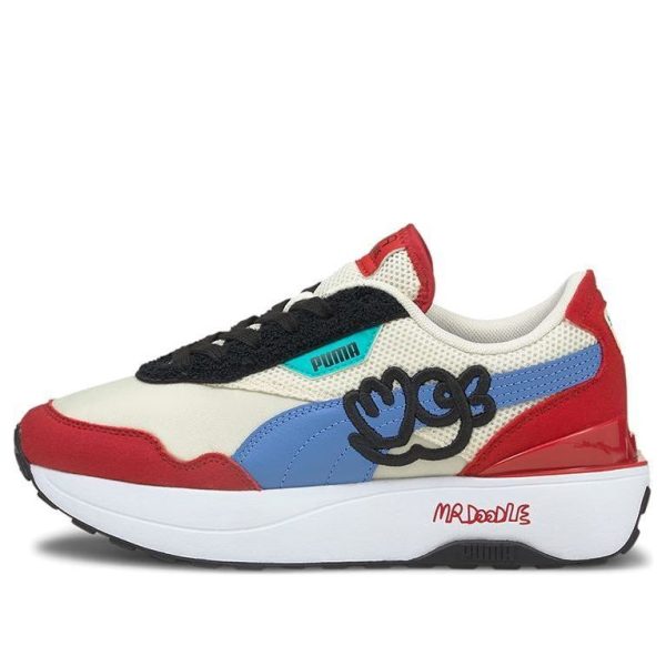 PUMA Mr. Doodle x Cruise Rider Eggnog Ultramarine