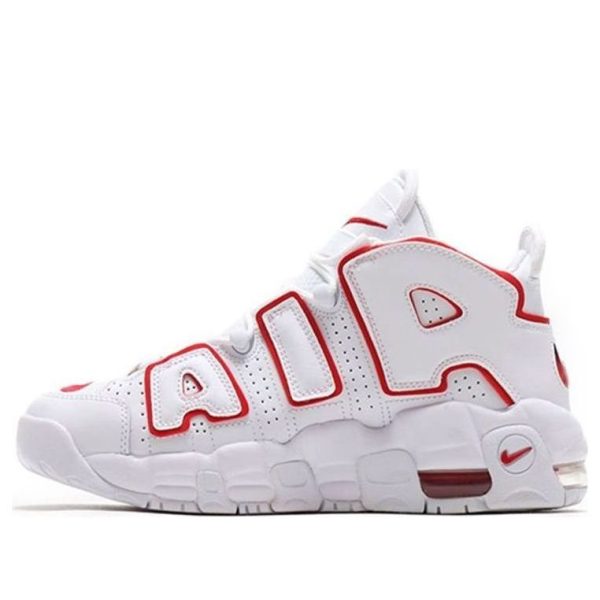Nike Air More Uptempo White Varsity Red