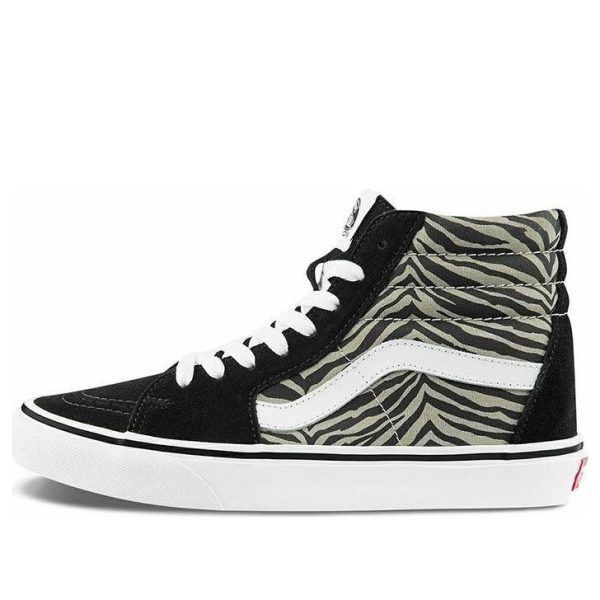 Vans SK8-HI Canvas Sneakers Black/White