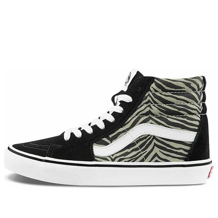 Vans SK8-HI Canvas Sneakers Black/White
