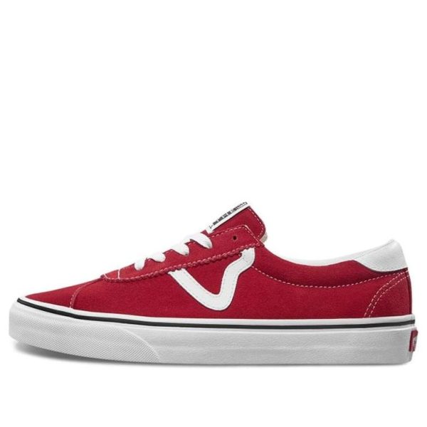 Vans Soprt Skate Sneakers Old Skool Shoes White Red