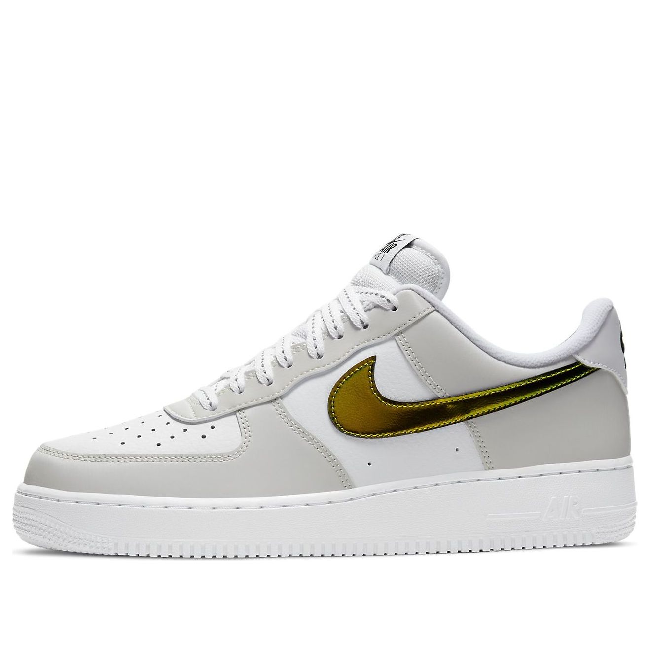Nike Air Force 1 07 LV8 White Iridescent Swoosh