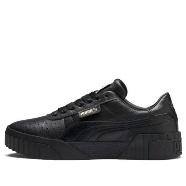 PUMA Cali Thick Sole Low Tops Casual Skateboarding Shoes Black