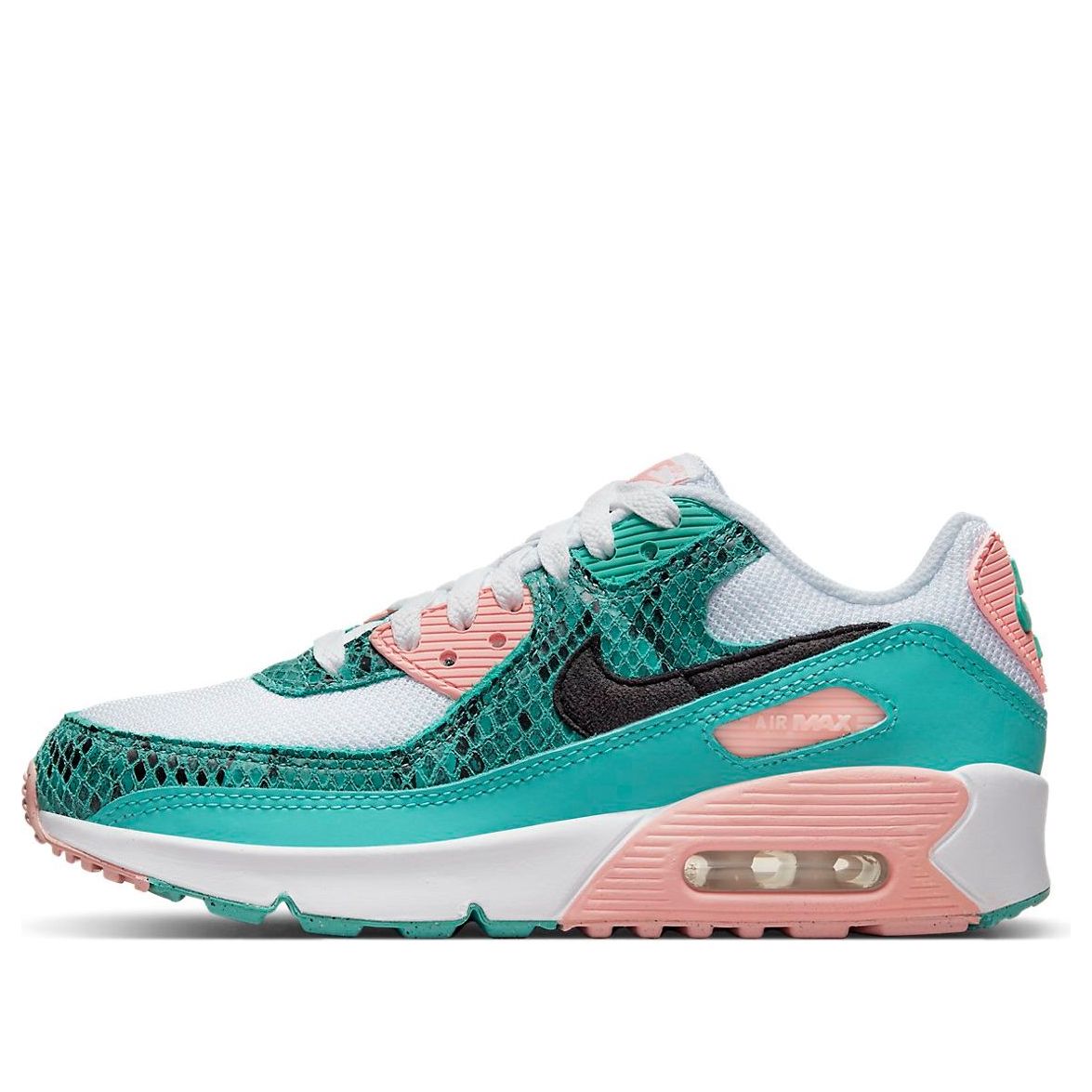 main-square_a4929d96-d5fb-427d-b1cb-21c854a95bc1.jpg Nike Air Max 90 Washed Teal Snakeskin