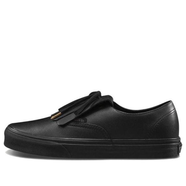 Vans Authentic Fringe Black Gold