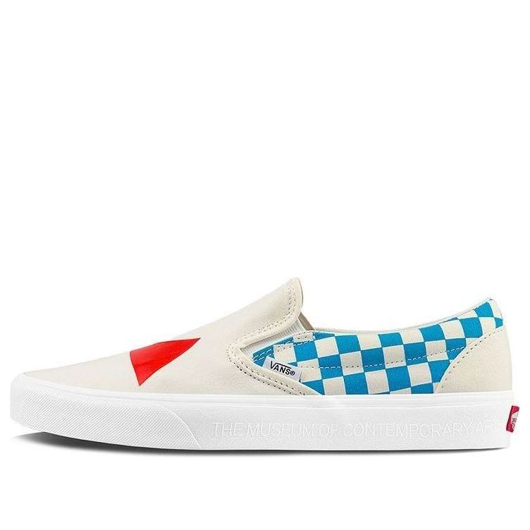 Vans MOCA x Classic Slip-On Checkerboard - Cyan