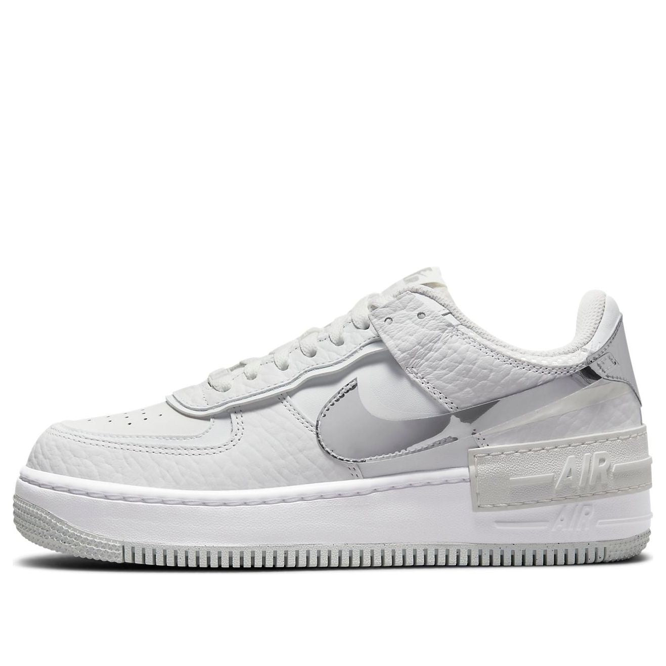 Nike Air Force 1 Shadow White Metallic Silver