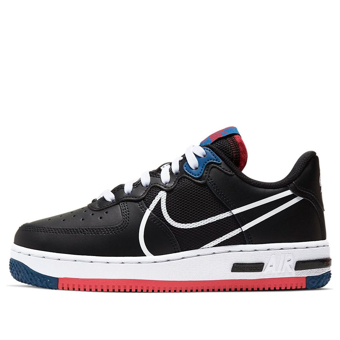 Nike Air Force 1 React SU Black Gym Red