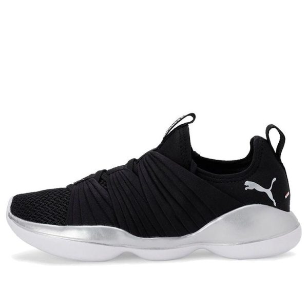 PUMA Flourish Low Top Black/Silver/White