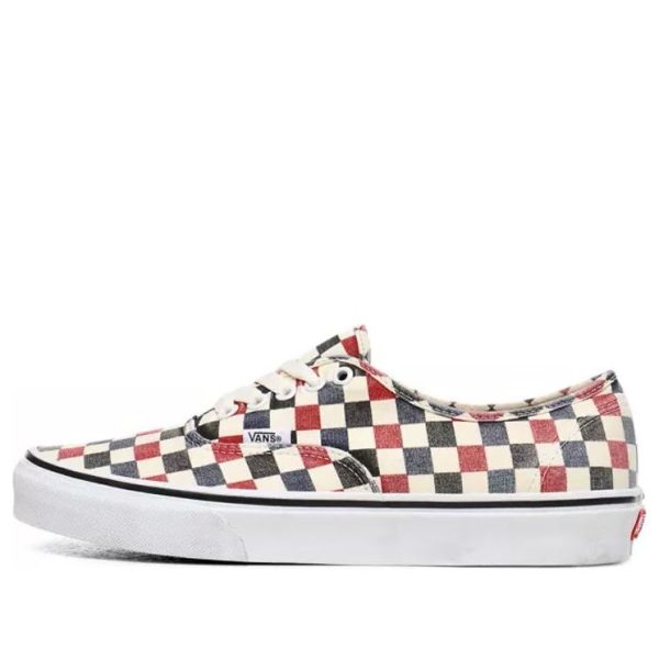 Vans Washed Authentic Black/RedCheckboard
