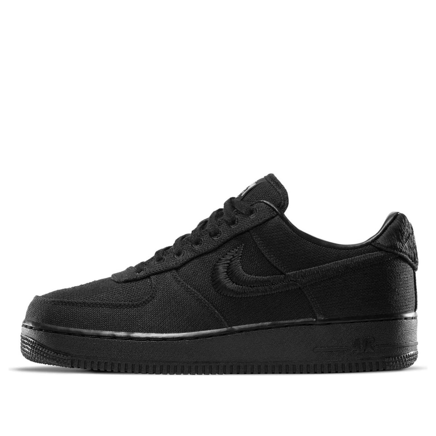 Nike x Stussy Air Force 1 Low Triple Black