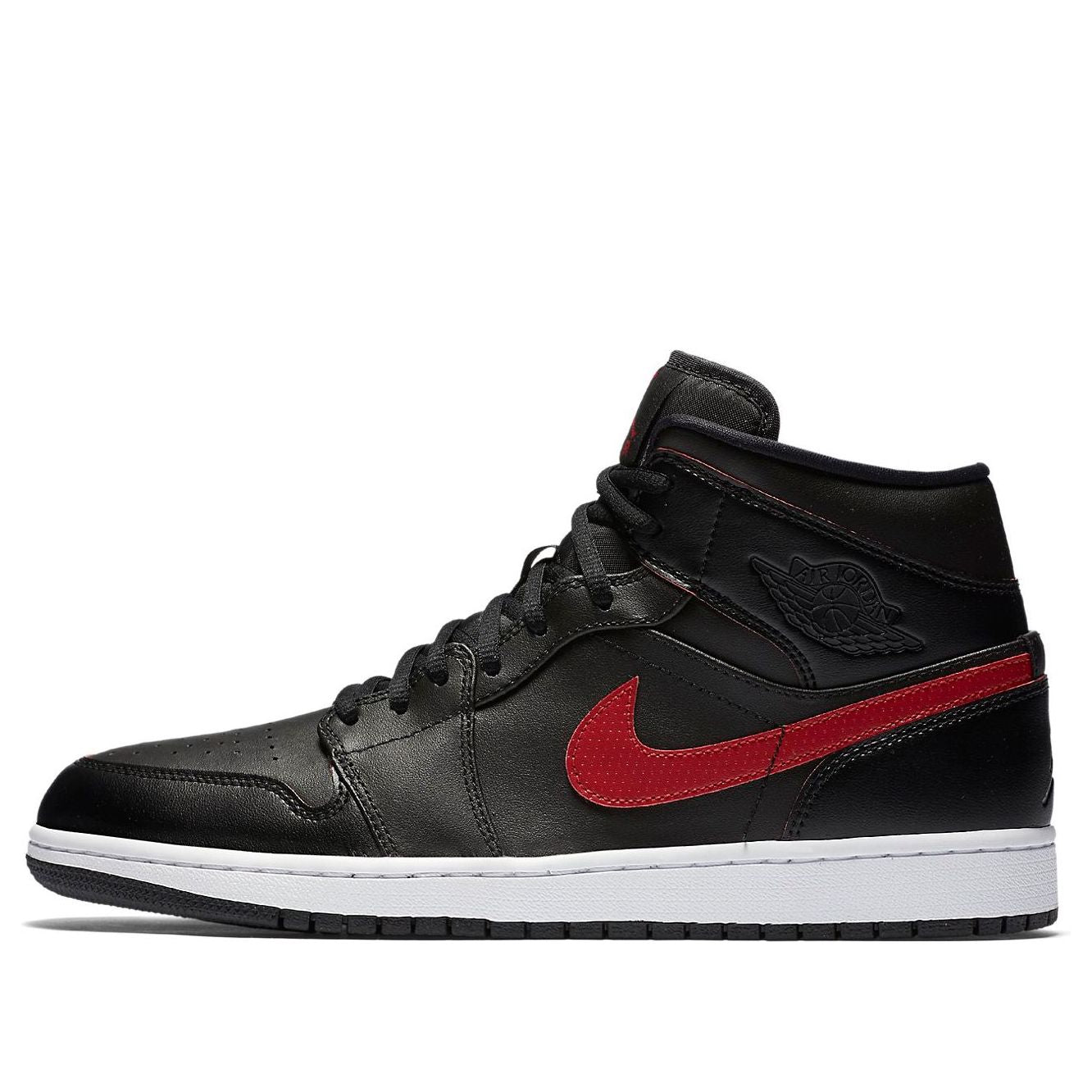 Air Jordan 1 Retro Mid Black Team Red