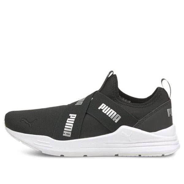 PUMA Wired Run Slip-On Black Silver