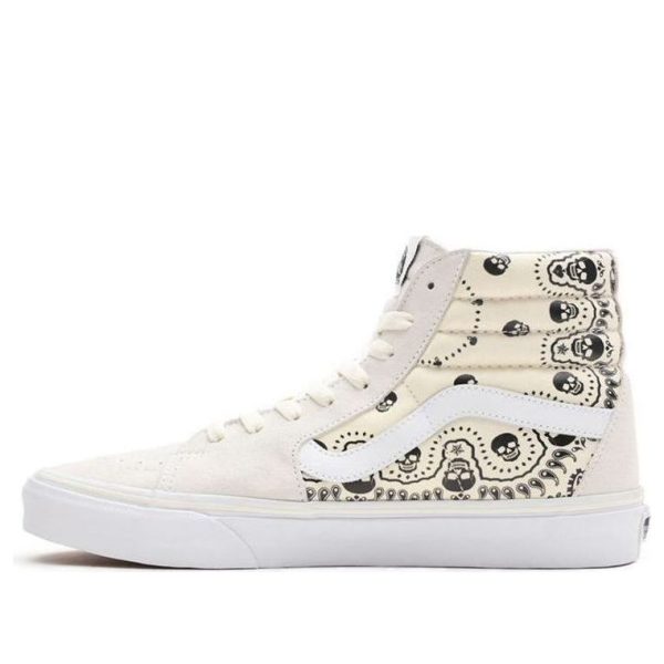 Vans SK8-HI cashew Casual Skateboarding Shoes Unisex White