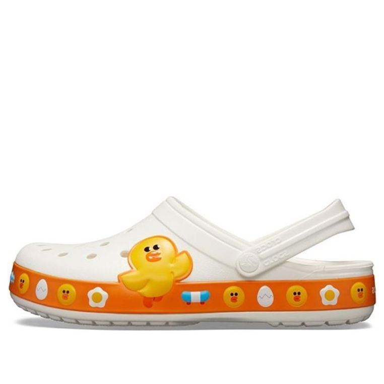 Crocs Classic Clog Line Friends Beach White Yellow