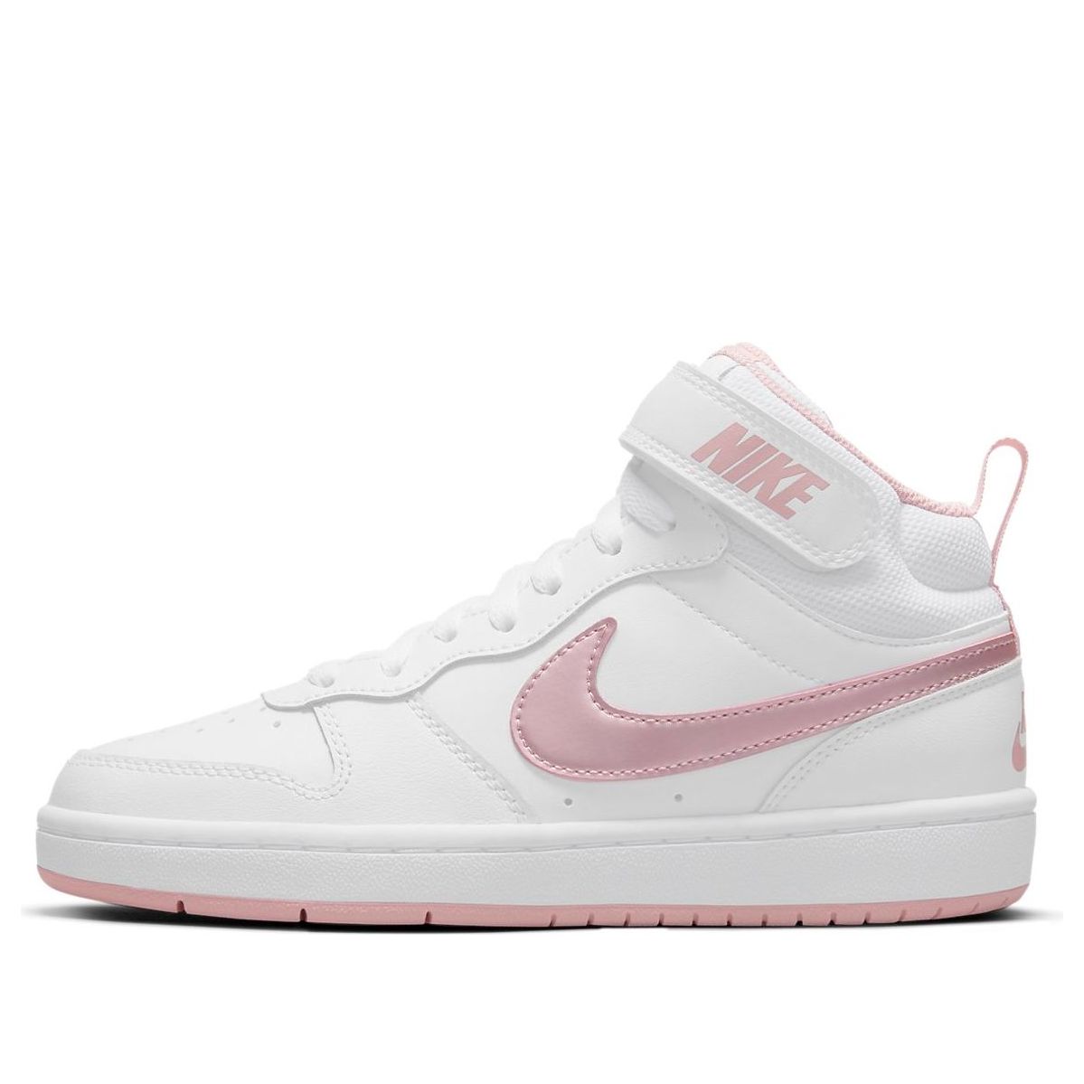 Nike Court Borough Mid 2 White Pink Glaze