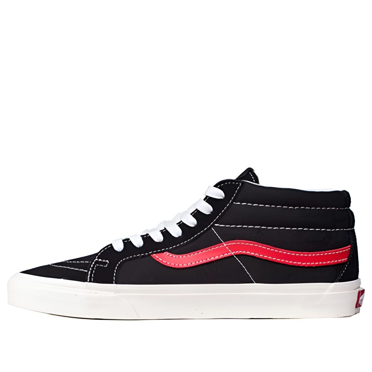 Vans SK8-Mid Black-Red Black Red