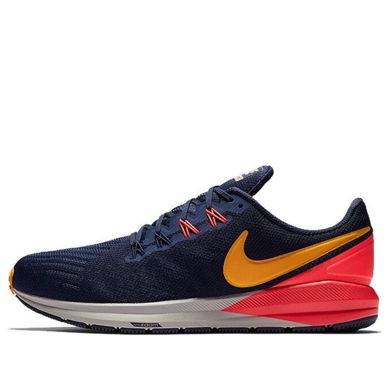 Nike Air Zoom Structure 22 Blackened Blue Orange Peel