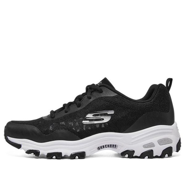 Skechers DLites 1.0 low Dad Shoes GS Black/White
