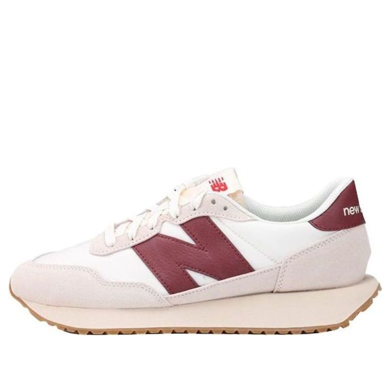 New Balance 237 White Burgundy