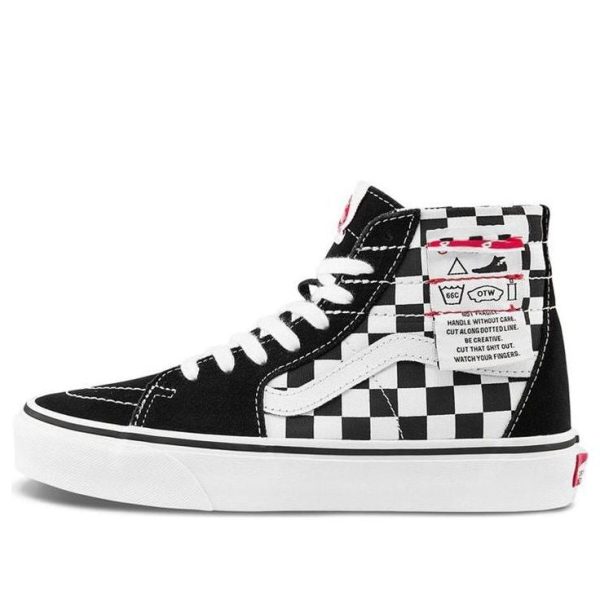Vans SK8-HI Checkered Black White