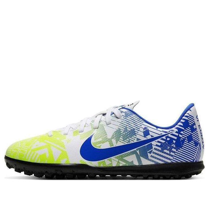 Nike JR Vapor 13 Club NJR TF Turf White Racer Blue Volt