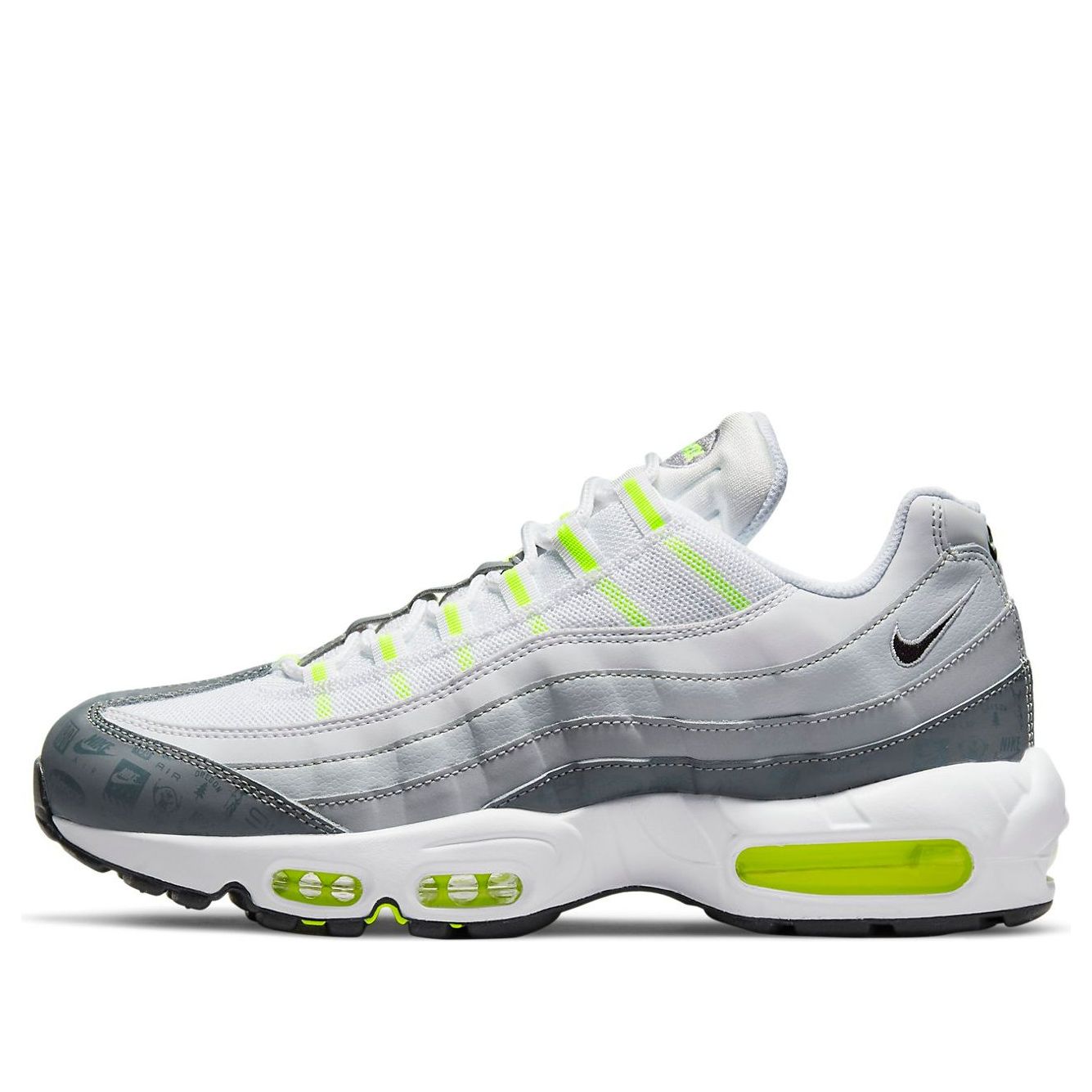Nike Air Max 95 Logos Pack - White Neon