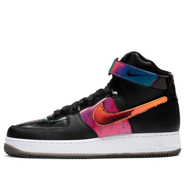 Nike Air Force 1 High 07 LV8 Black White Bright Crimson
