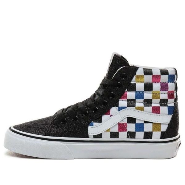 Vans SK8-HI Glitter Checkerboard