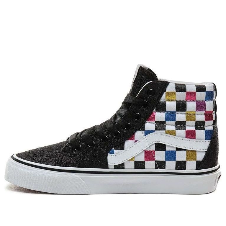Vans SK8-HI Glitter Checkerboard