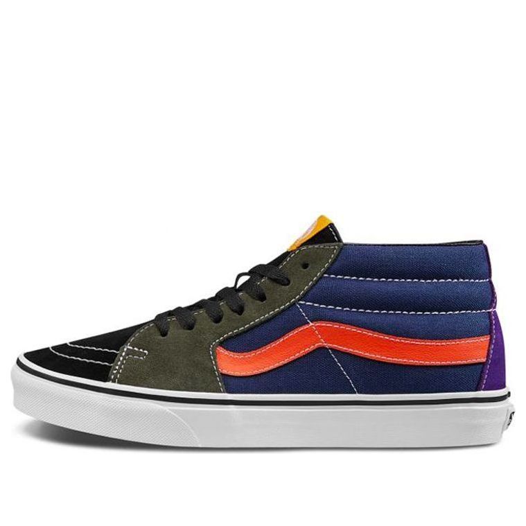 Vans MIX MATCH SK8MID Black Red Blue