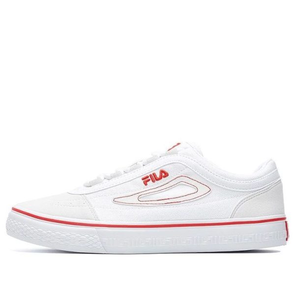 FILA CLASSIC BOARDER skateboard canvas shoes White/red