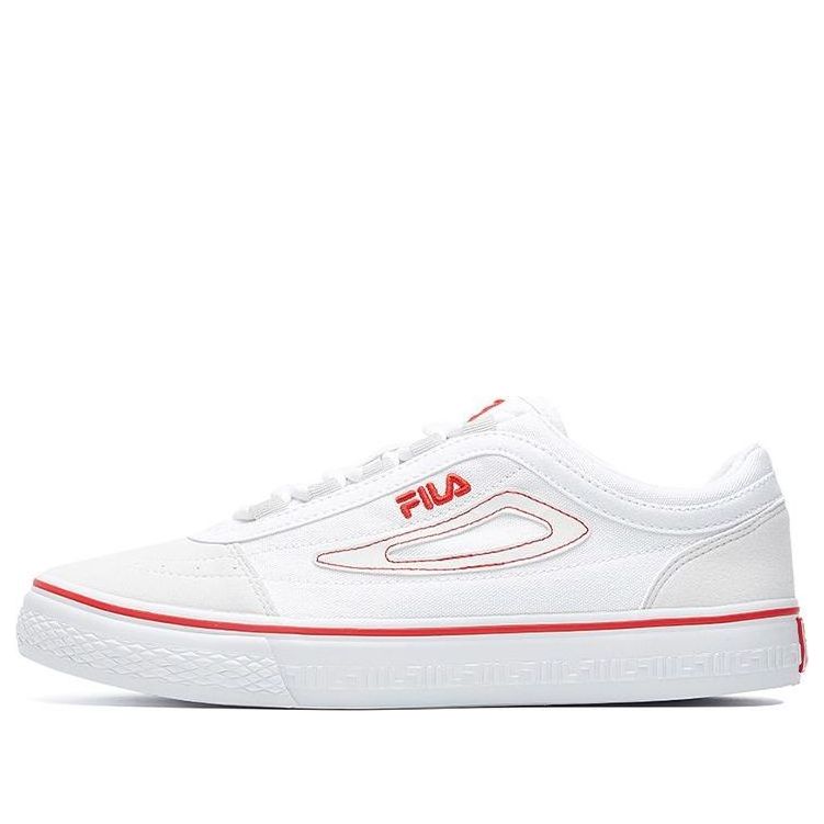 FILA CLASSIC BOARDER skateboard canvas shoes White/red
