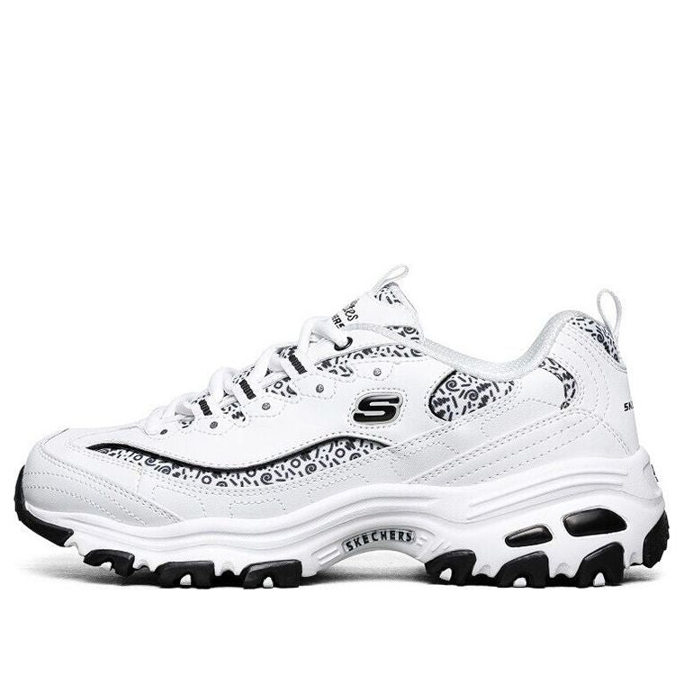 Skechers DLites 1.0 Low Top Sneakers White/Black