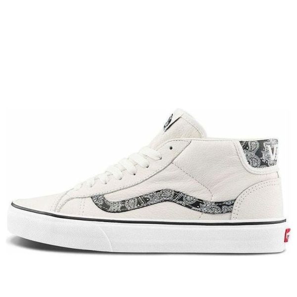 Vans Mid Skool 37 Sport Paisley - White Black