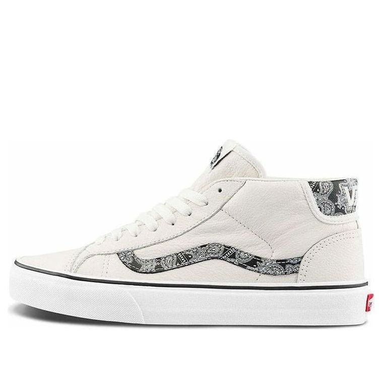 Vans Mid Skool 37 Sport Paisley - White Black
