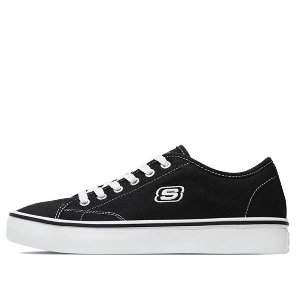 Skechers Cupsole 1 Low Canvas Shoes Black