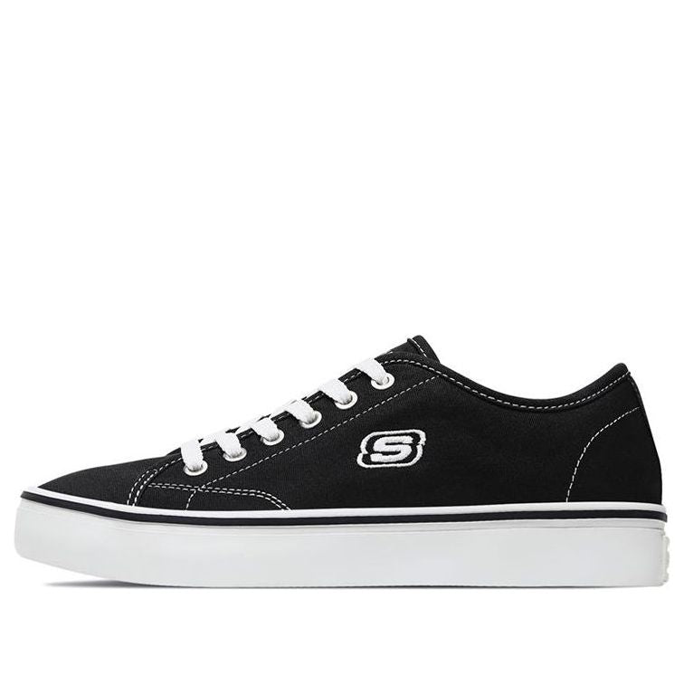 Skechers Cupsole 1 Low Canvas Shoes Black