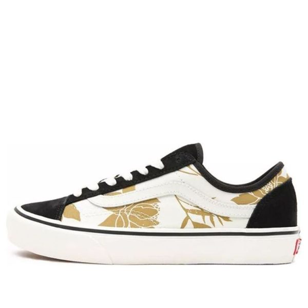 Vans Island Floral Style 36 Decon Sf Black White Brown