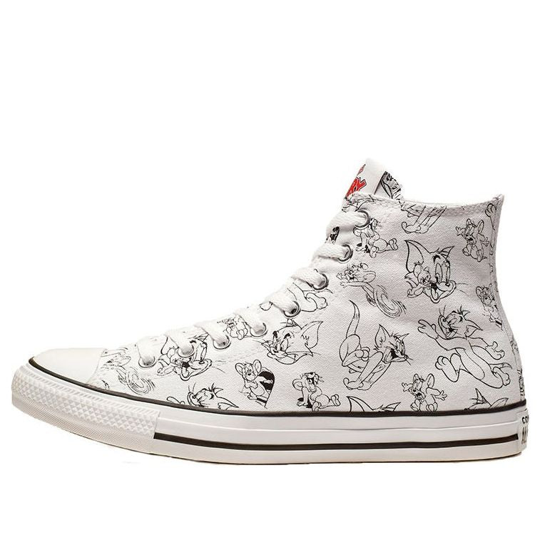 Converse x Tom and Jerry Chuck Taylor All Star High White