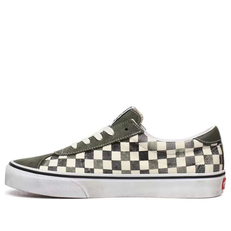 Vans Washed Sport Grey Checkboard Gray White