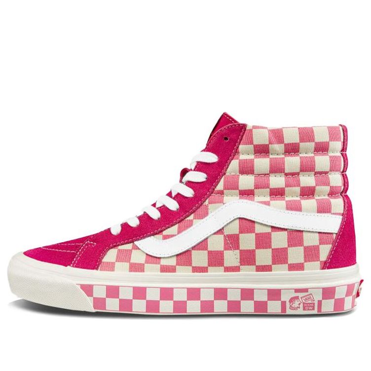 Vans Style 38 Checkerboard Pink/White
