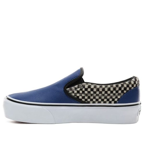 Vans Classic Slip-On Platform Python Checkerboard
