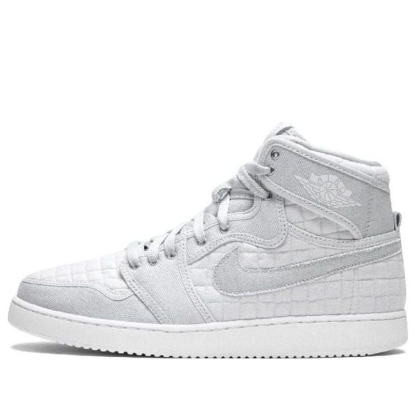 Air Jordan 1 AJKO High Quilted Pure Platinum