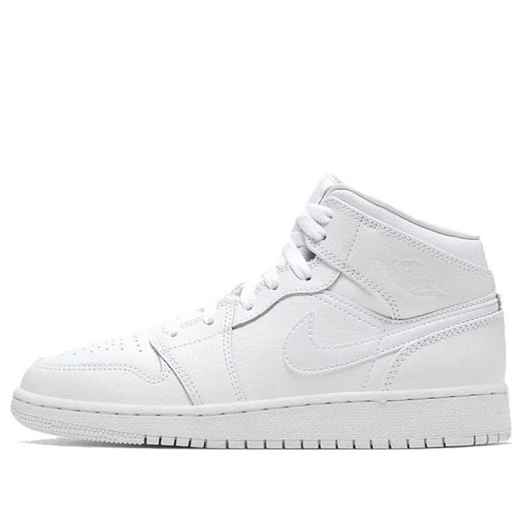 Air Jordan 1 Mid Triple White 2020